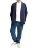One Colors Men's Tailored Jacket, Plus Size, Dry Stretch, Lightweight, 2B Jacket, Size 5L, Navy (67)