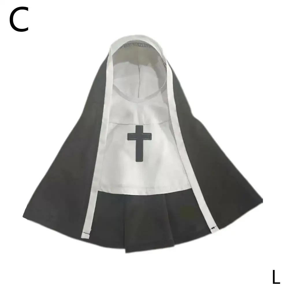 Pet Halloween Costumes Nun Cloak For Small Pet Cosplay Dress Kawaii Pet Clothes Kitten Puppy Funny Accessoties Gift Y0v1