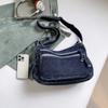 Denim Bag Women's Large Capacity Shoulder Bag Retro Student Crossbody Bag