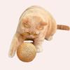 2Pcs Sisal Cat Scratching Ball 8cm Kitten Chasing Ball Cat Sounding Toys  Cat Accessories