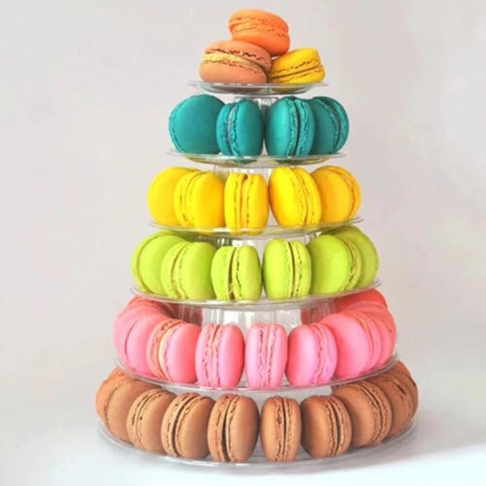 Transparent Cake Display Rack Lightweight Dessert Display Rack Macaron Tower Stand Wedding Party