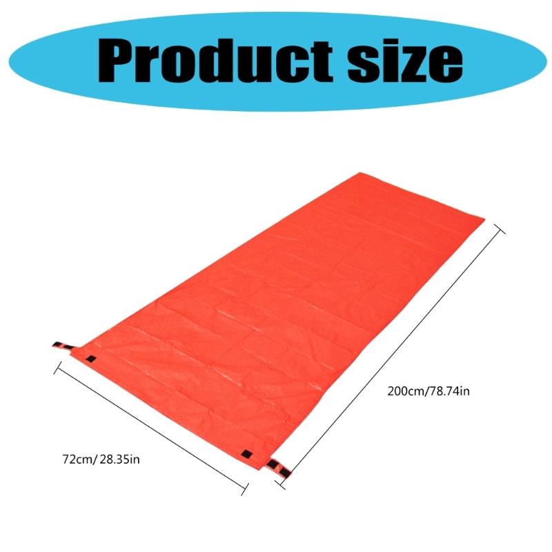 Multiuse Single Sleep Bag Insulated Cold Weather Nylons Travel Sleep Bag for Outdoor Lover and Traveler