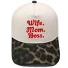 Wife mom Boss Truck Driver Hat Embroidery Color Matching Baseball Cap Male Female Casual Retro Hat