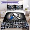 3pcs Football Team (29) Design Cover Set - HD Printed Bedding with 1 Cover and 2 Pillowcases - Perfect for Home and Dorm Decor