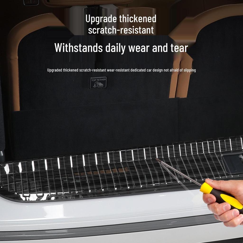 Zeekr 9X Stainless Steel Door Sill Protector - Full Wrap, Scratch & Wear Resistant Welcome Plate