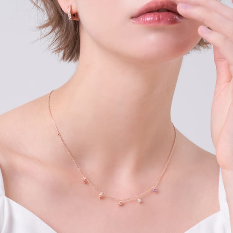 ELLE Schmuck Regenbogen Stern Halskette ELBRNN241