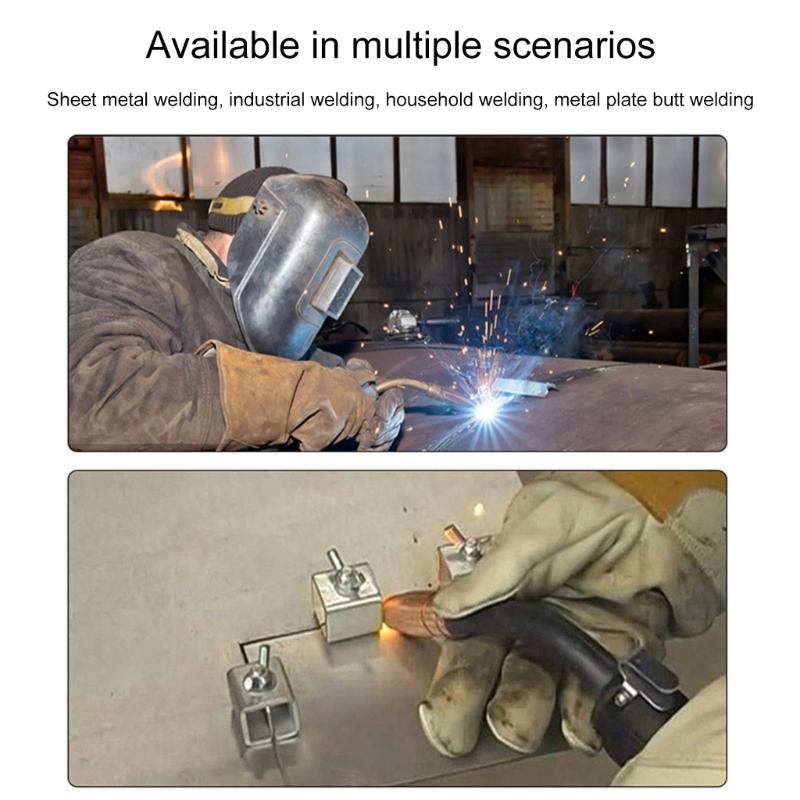 8Pcs Butt Welding Clamps Steel Small Welding Clamps Auto Body Panel Clamps for Automobiles, Trucks, Door Skin Panels