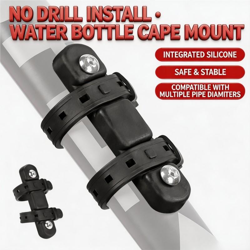 No Drill Bike Bottle Cage Universal Bicycle Water Bottle Holder Handlebar Mount for MTB Mountain Road Bike Cycling Accessories 6