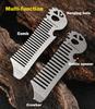 Pure Titanium Comb Multi-function Corkscrew Crowbar Pendant MINI Portable Super Light Outdoor EDC Self-defense Tool Small Access