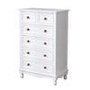 American Solid Wood Five-Drawer Chest - Living Room/Bedroom Storage Cabinet