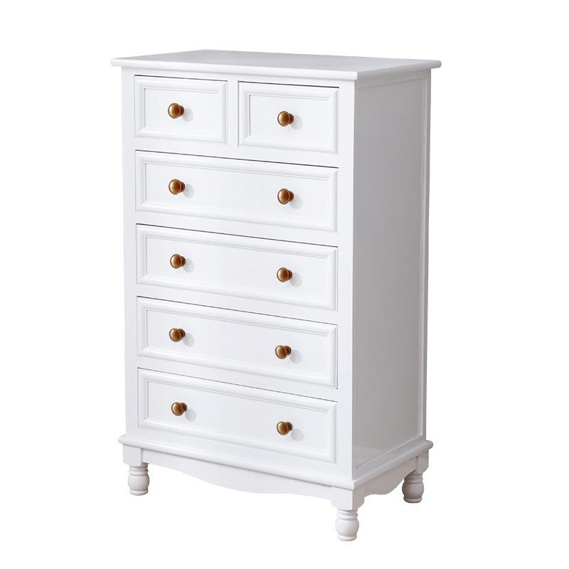 American Solid Wood Five-Drawer Chest - Living Room/Bedroom Storage Cabinet