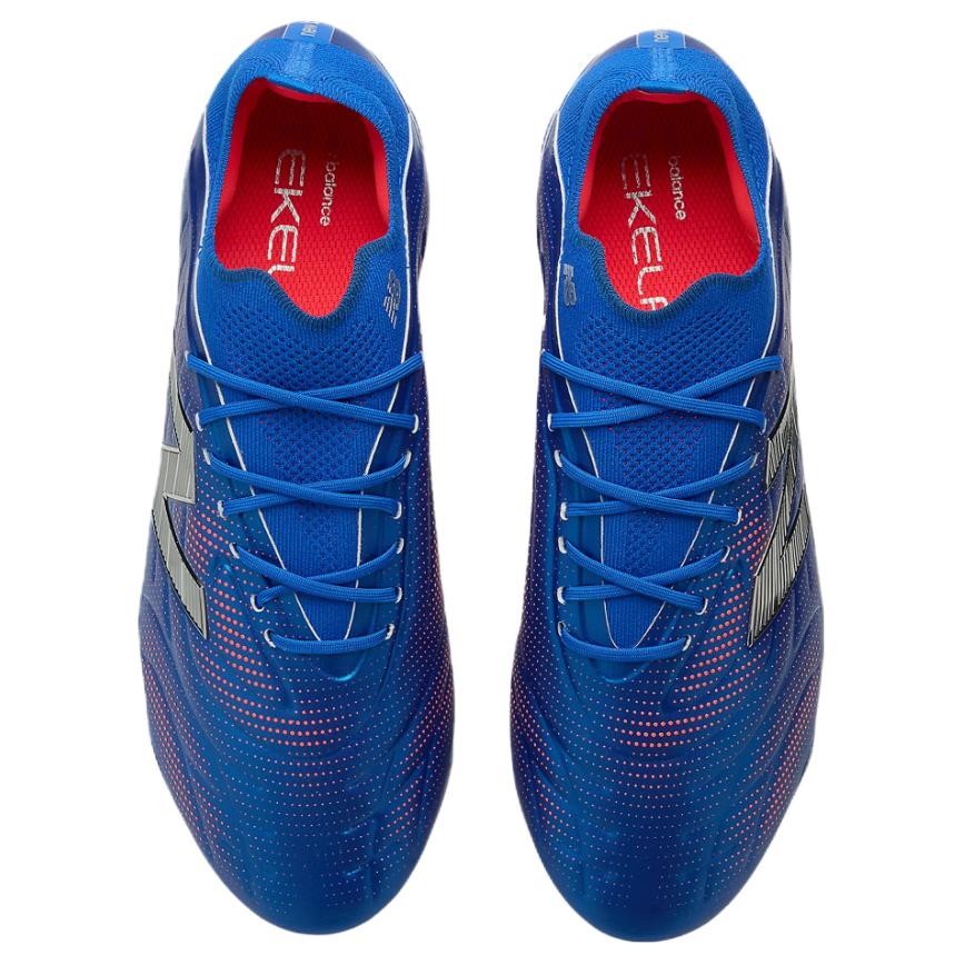 New Balance Tekela Elite V5 Abrasion Resistant Soccer Shoes Unisex Blue Silver Sneakers ST1FLMP5