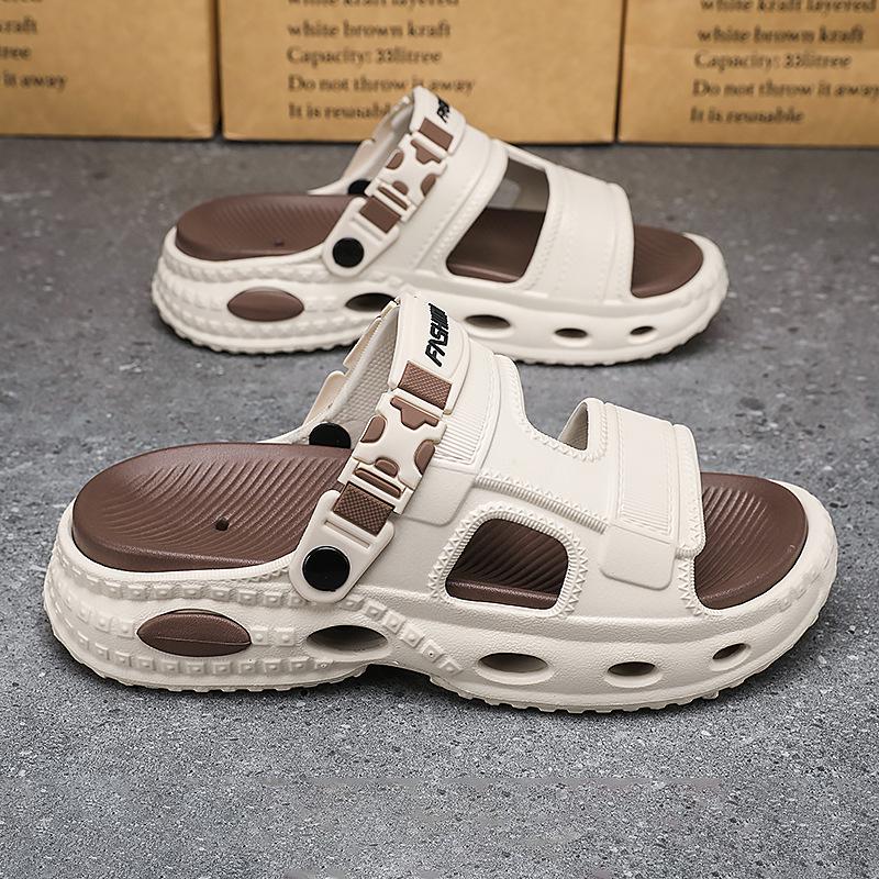 Men's Summer Thick Sole Non-Slip Sports Sandals: Breathable, Wear-Resistant, Cloud-Like Comfort for Outdoor Use