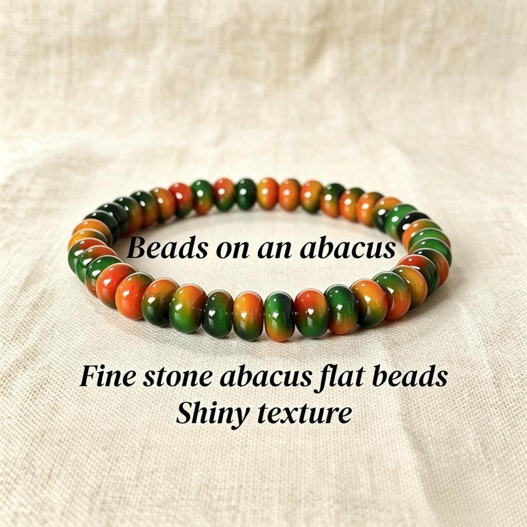 Natural Stone Imitation Tiger Eye Abacus Bead Bracelet