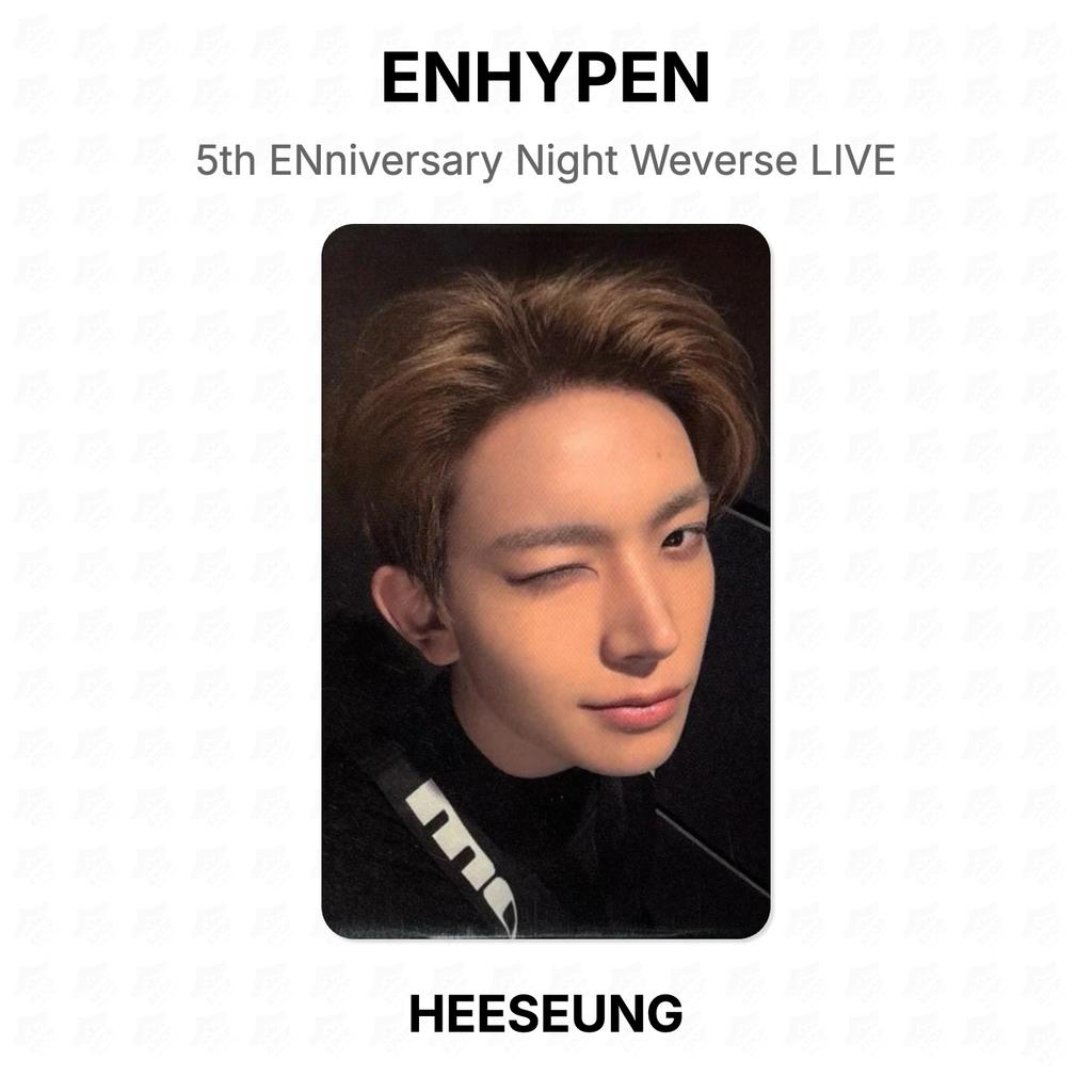 ENHYPEN 5th ENniversary Night Weverse LIVE Official Photocard