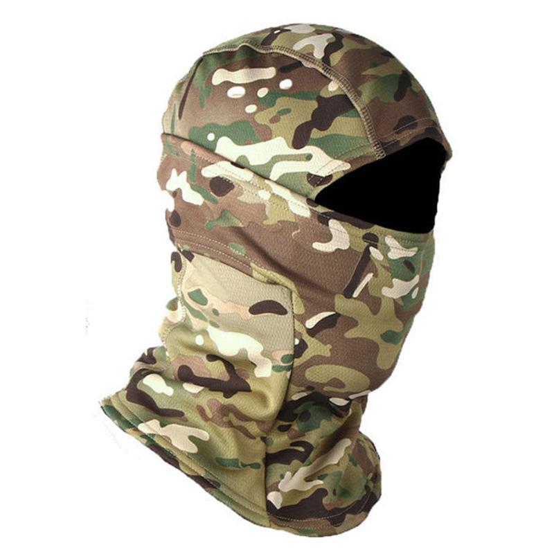 Camouflage Plus Velvet Warm Motorcycle Riding Balaclava