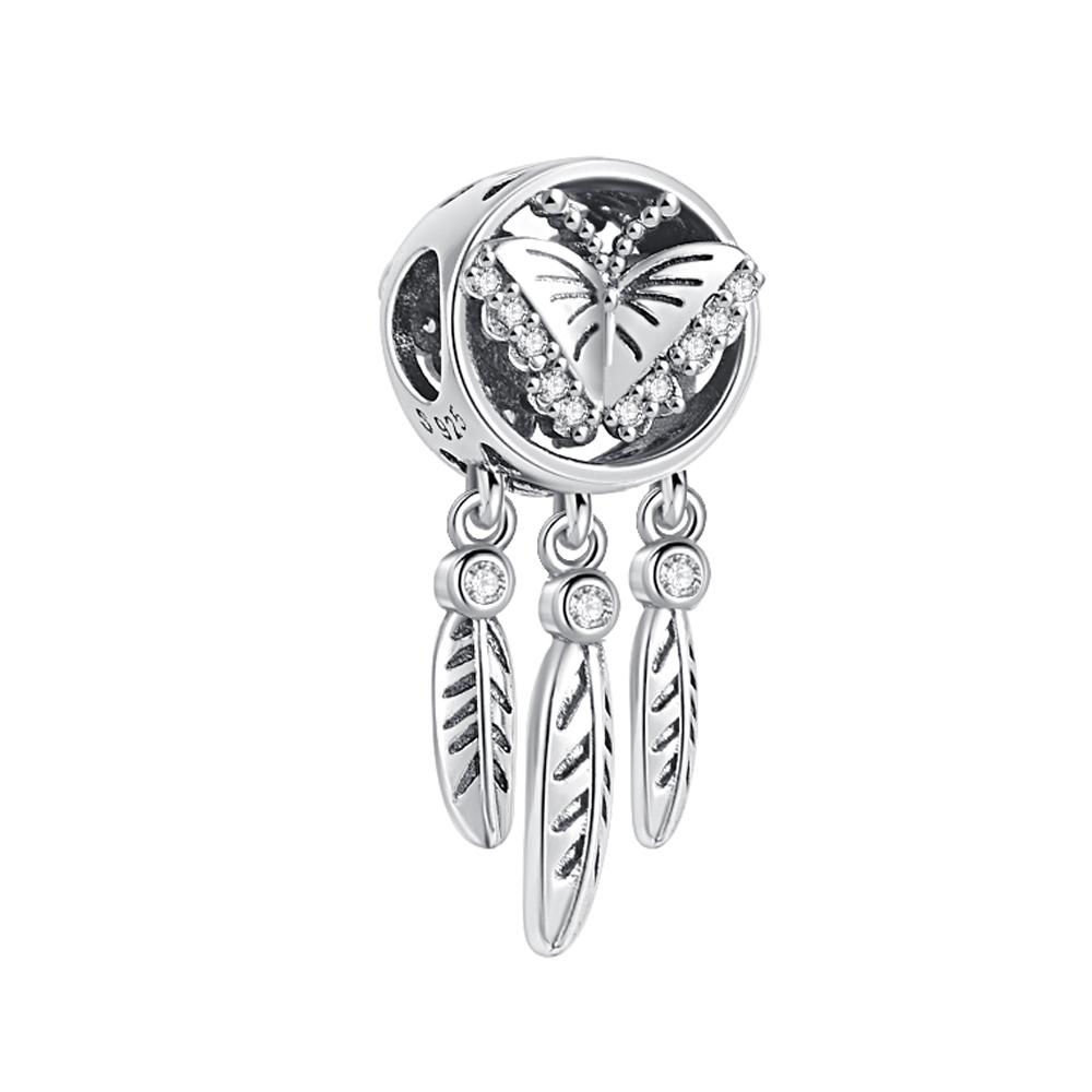 New 925 Silver Charm Fit Original Bracelet Accessories Women Jewelry Fantasy Series Dreamcatcher Air Balloon