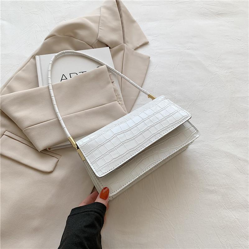 Chic Street Style Pu Leather Square Crossbody Bag For Women 2023 Summer Fashion