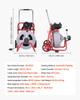 VEVOR Drain Cleaner Machine 30m x 13mm, Auto Feed Sewer Snake Drain Auger on Wheels