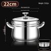 Yingbai 316 Stainless Steel Multi-Function Steamer & Soup Pot