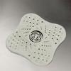Silicone Strainer For Washbasin/Sink, White, 13X13 Cm