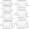 High Quality Plastic Plant Pot Tray Clear Durable Drip Trays Sturdy Flower Pot Indoor And Out Door Plant