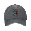 New Ed Sheerans Mathematics Tour Baseball Caps Retro Distressed Denim Snapback Hat Unisex Women Outdoor Travel Adjustable Fit Caps