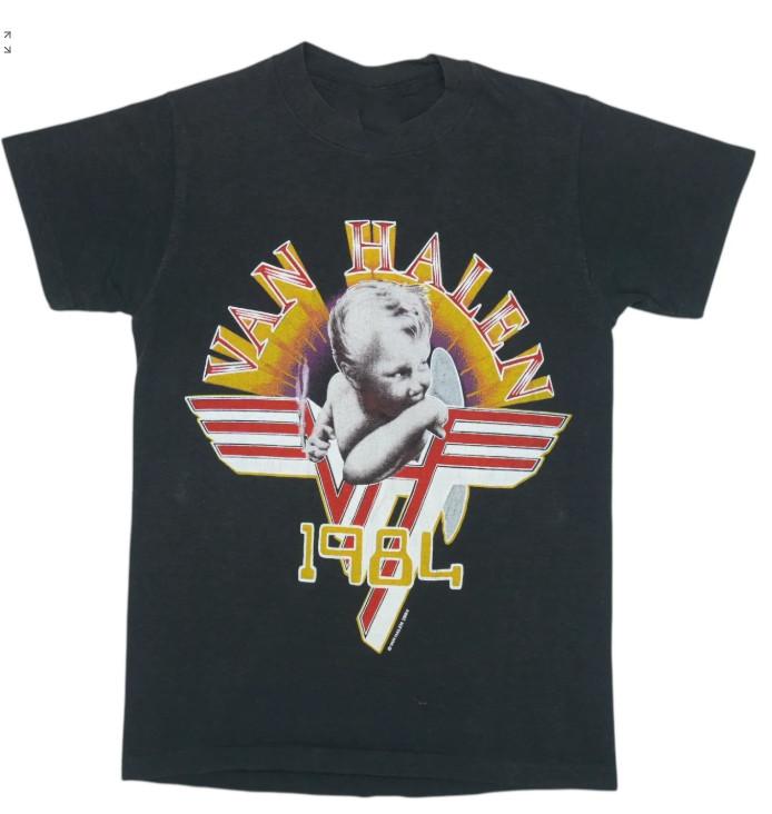 1984 Van Halen Smoking Baby Shirt Unisex T-Shirt XXXXL
