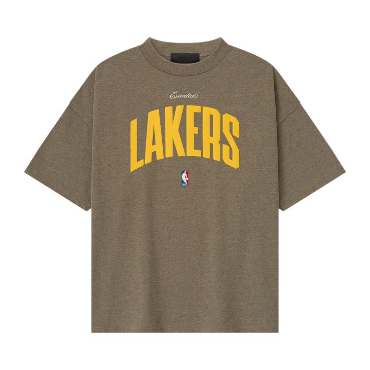T-shirt Homme Fear of God Essentials NBA Lakers Années 90 Tee 'Homestead Heather' S yellow