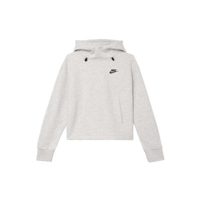 Hanorac Sport Tech Fleece Supradimensionat Femei Gri Deschis FV6323-013