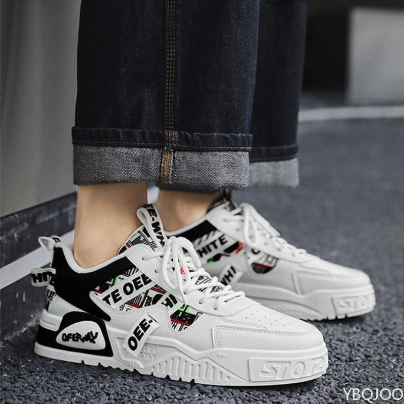 

Мужские весенне-летние дышащие новые спортивные повседневные туфли на толстой подошве, нишевые, универсальные, простые, удобные мужские туфли 40