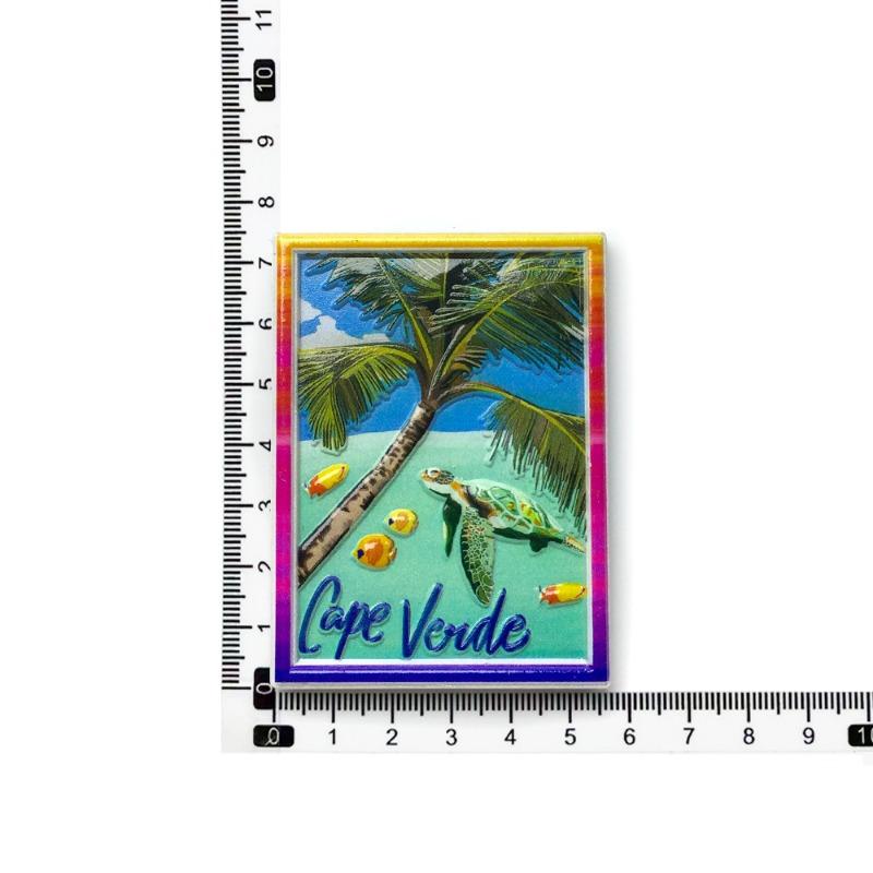 

Cabo Verde Fridge Stickers Africa Travel Souvenirs Sea Turtle Fridge Magnets Home Decoration Wedding Gifts