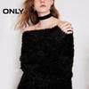 ONLY Women's 2025 Spring Soft Knit Off-Shoulder Sweater