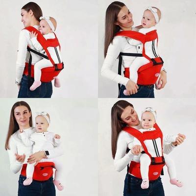 Babytrage mit Hüftsitz, bequem, atmungsaktiv, multifunktionaler Tragegurt, verstellbar, Känguru-Babytrage, ergonomisches Design