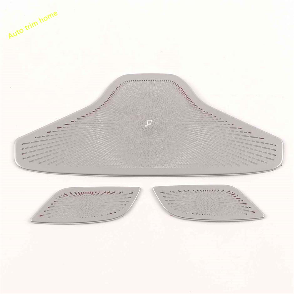 BGY1 Stainless Steel Dashboard Speaker Tweeter Loudspeaker Decor Cover Trim Car Accessories Fit For Renault Grand Koleos 2024 2025