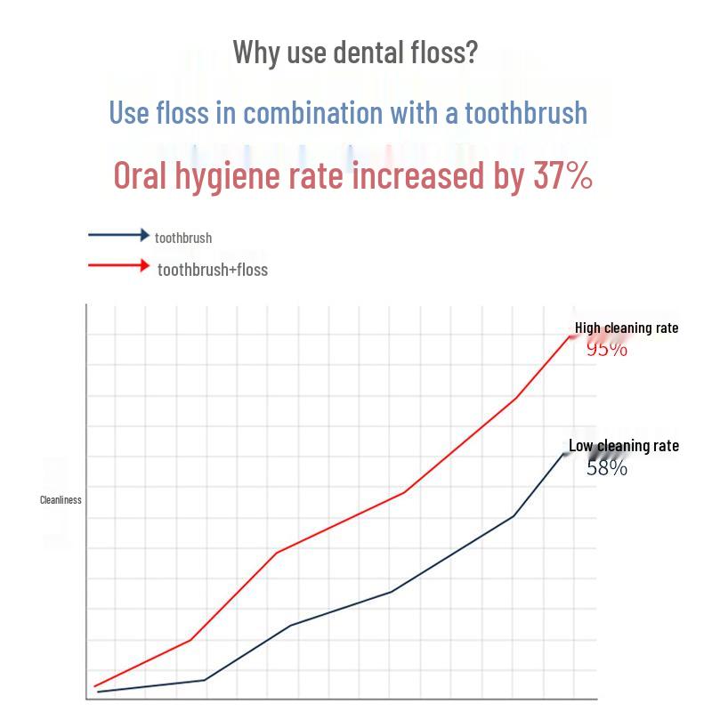 Bagged Floss Picks – 100pcs High-Quality Fine Polymer Floss for Family Use