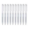 PILOT Juice+ Gel-Tintenroller, 0,4 mm, Coconut Fizz, Schwarze Tinte, 10er-Pack, Druckmechanismus