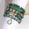Elegant Stone Bracelet Handmade Beads Jewelry Natural Stone Jewelry Stone Texture Perfect for Friend or Lover Present