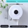 Wall-Mounted Waterproof Toilet Paper Holder for Large Rolls - Hotel and Home Use.