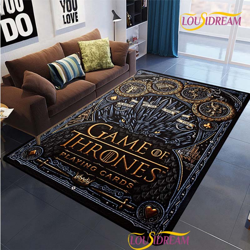 Dragon Of Game Carpet for Living Room Bedroom Rug Kitchen KidsDoor Unslip Floor Mat Birthday Gift Photography Props Alfombra Rug
