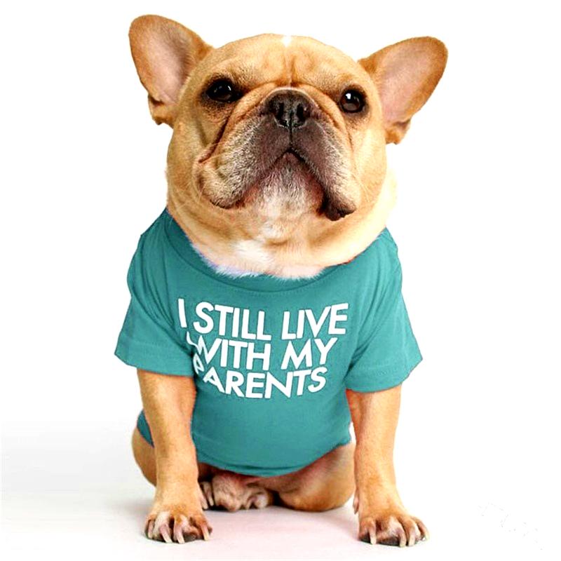 Hundekleidung für Haustiere, Katzenweste, Kleidung für kleine Hunde und Katzen, modische Baumwollkleidung für Französische Bulldoggen, Haustier-T-Shirt, Chihuahua-Kostüm