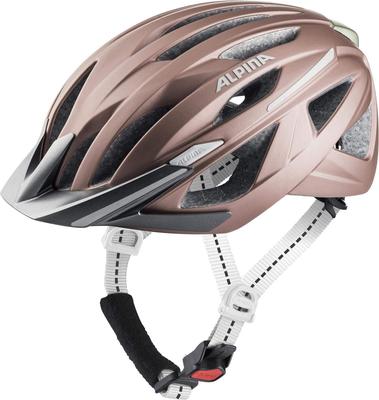 Cyklistická helma ALPINA s LED světlem, certifikace CE, vyrobeno v Německu, HAGA cm, dámská / 55-59