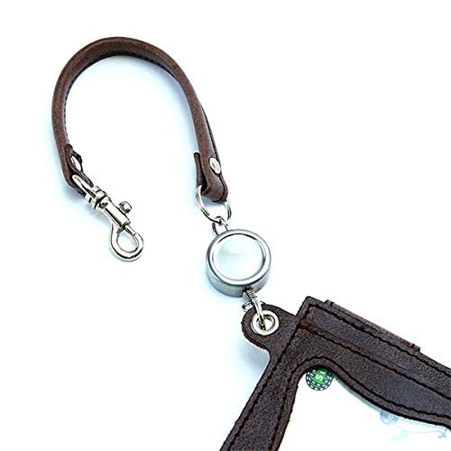 AGILITY affa "Seek" Leather Pass Case with Reel, Holds 2 IC Cards