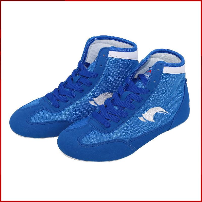 Small Size 28-46 Kid Adult Freestyle Wrestling Shoes Fighting Sambo Boots Mid Cut Comfort Matching Training Boots