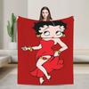 B-Bettys Boops Blanket Quality Soft Warm Throw Blanket Winter Kids Outdoor Pattern Bedspread