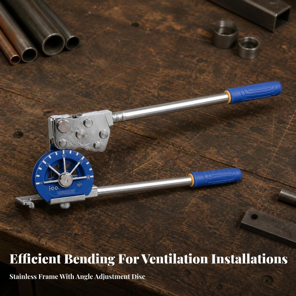 Manual Tube Bender Portable Ergonomic for Workshops