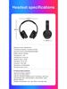 Type-C Wireless Bluetooth Over-Ear Gaming Headset with Heavy Bass Stereo Sound
