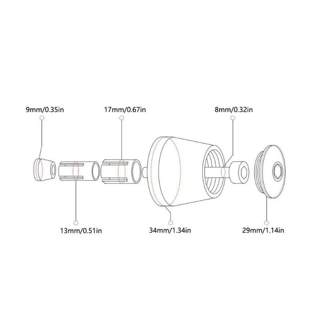 Motorrad Lenkerendgewichte Lenkerende Für Yamaha YZFR3 YZF-R3 YZF R3 2015-2023 Motorrad Lenkerendkappe (Gold)