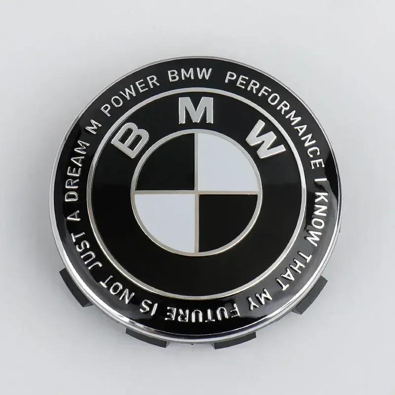 4PCS 56mm 68mm Wheel Center Hub Cap Badge Wheel Sticker Decoration For BMW X1 X3 X5 E39 E46 E90 F20 E60 F30 E36 F10 E87 E70 E91