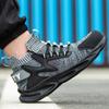 Zapatos a prueba de trabajo para hombre, antigolpes, antiperforación, transpirables, protectores de seguridad, zapatos antideslizantes suaves que absorben los golpes